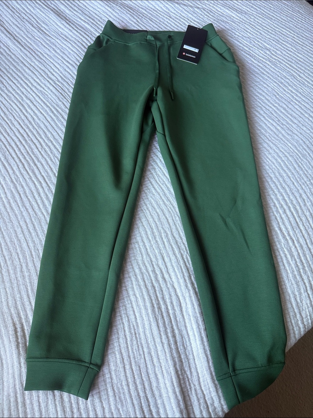 lululemon Men’s Smooth Spacer Dark Green Jogger Sweatpants